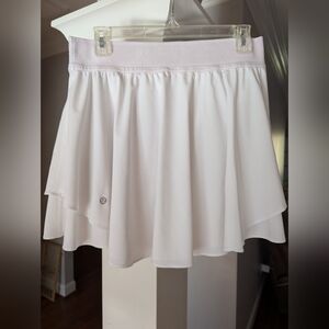 Lululemon white tennis skirt.